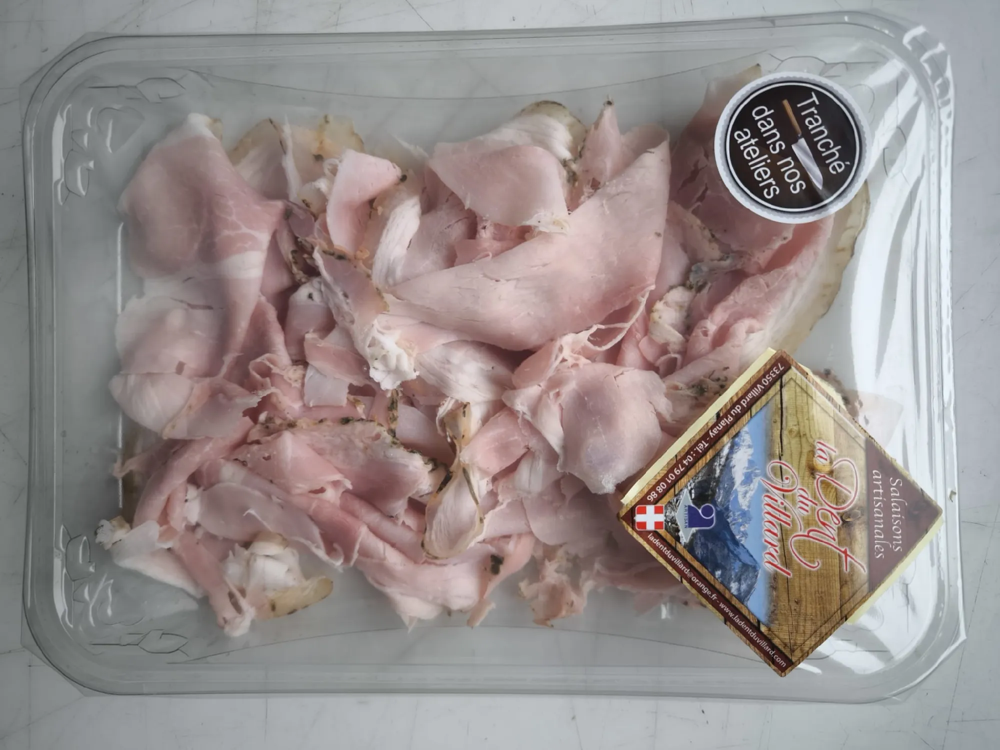 Chiffonnade de jambon cuit aux herbes