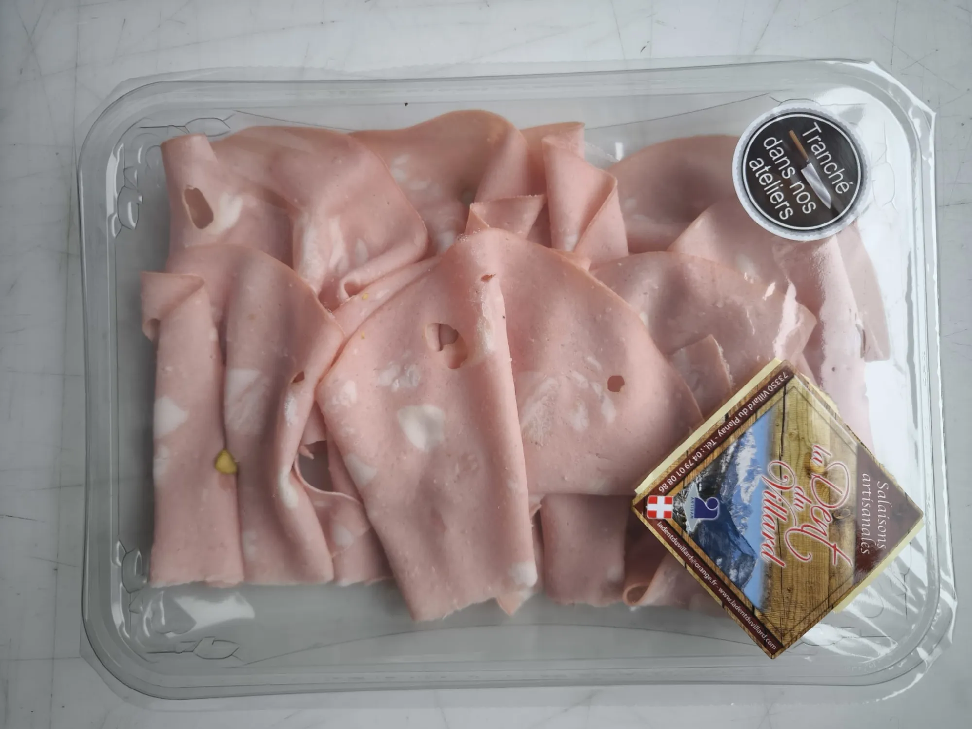 Chiffonnade de mortadelle