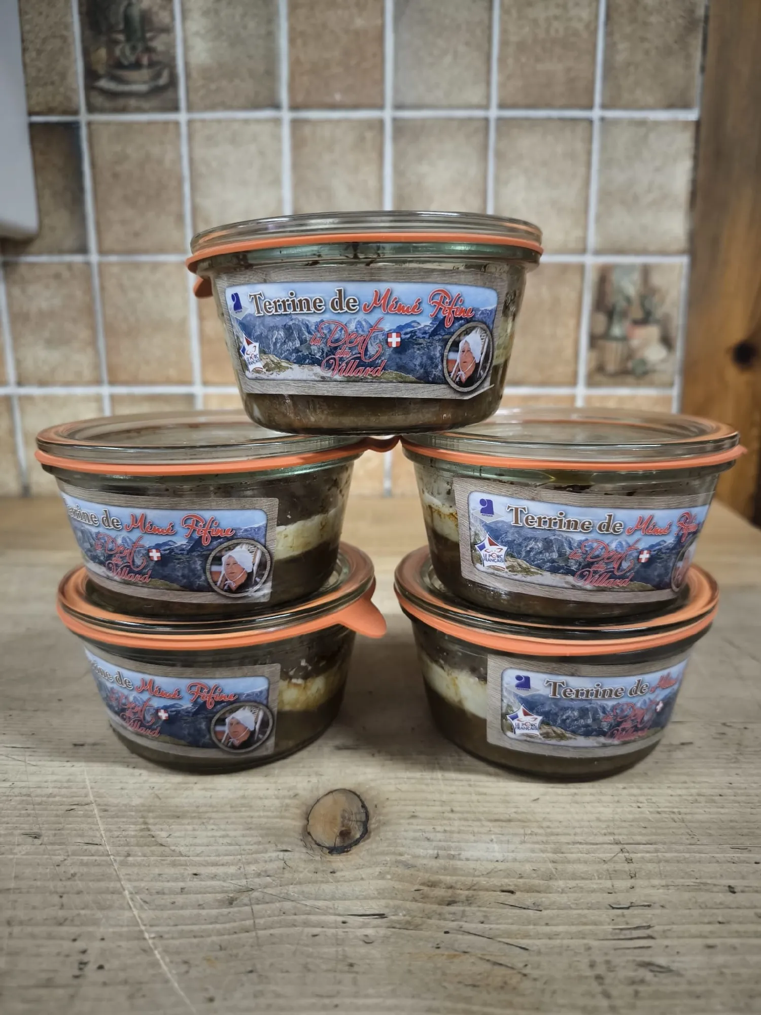 Terrine de mémé fifine 185 gr - fabrication artisanale